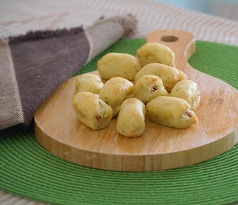 Bolinho de Aipim com Carne Seca